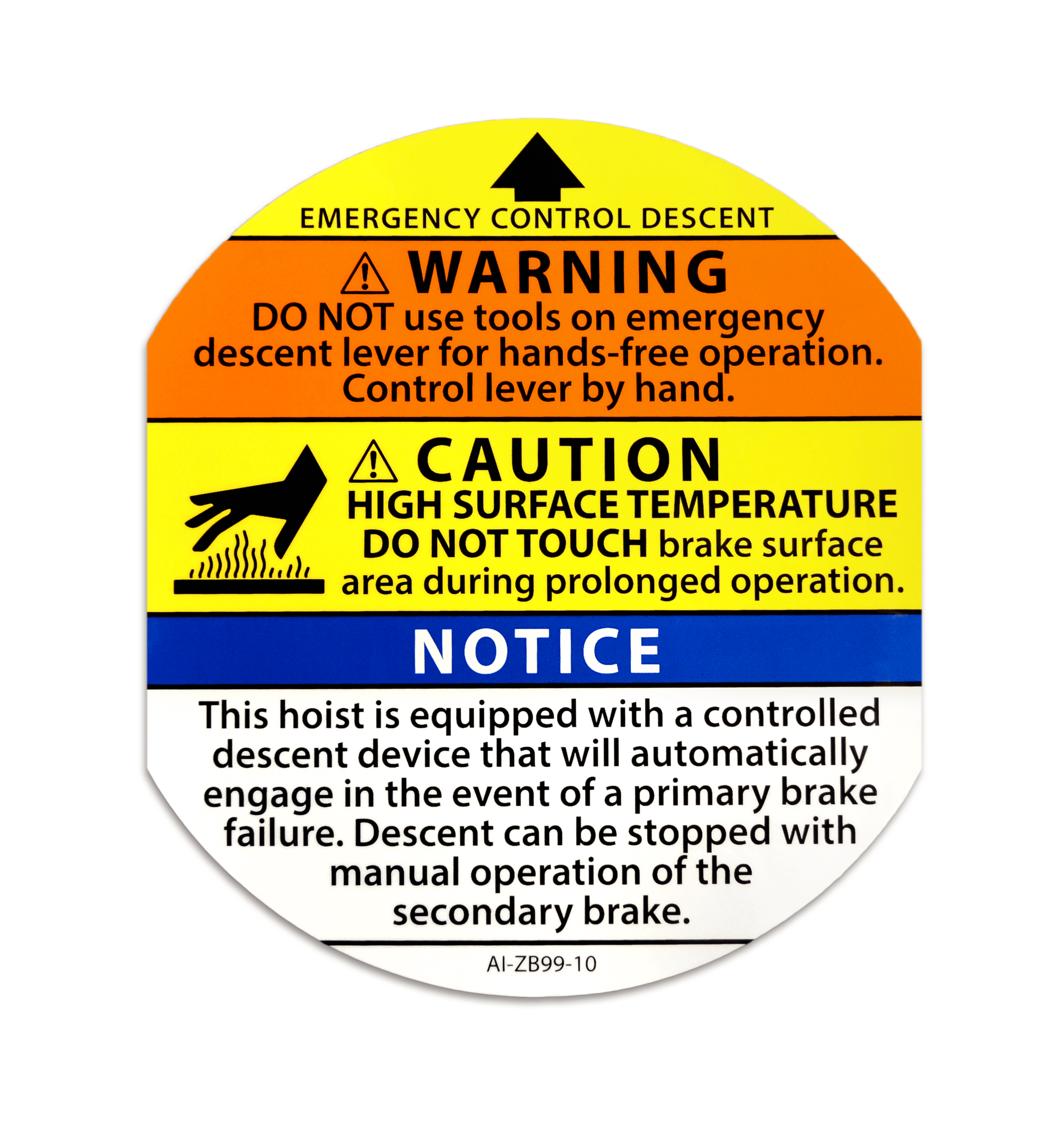 Industrial Equipment Labels - Warning & Notice Label