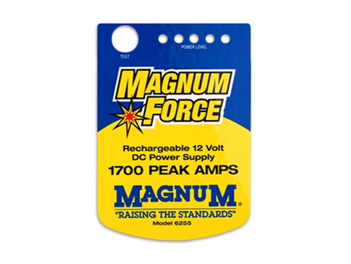 Magnum Force Battery Label