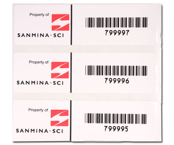 Sanmina Sci - Property Id Tags