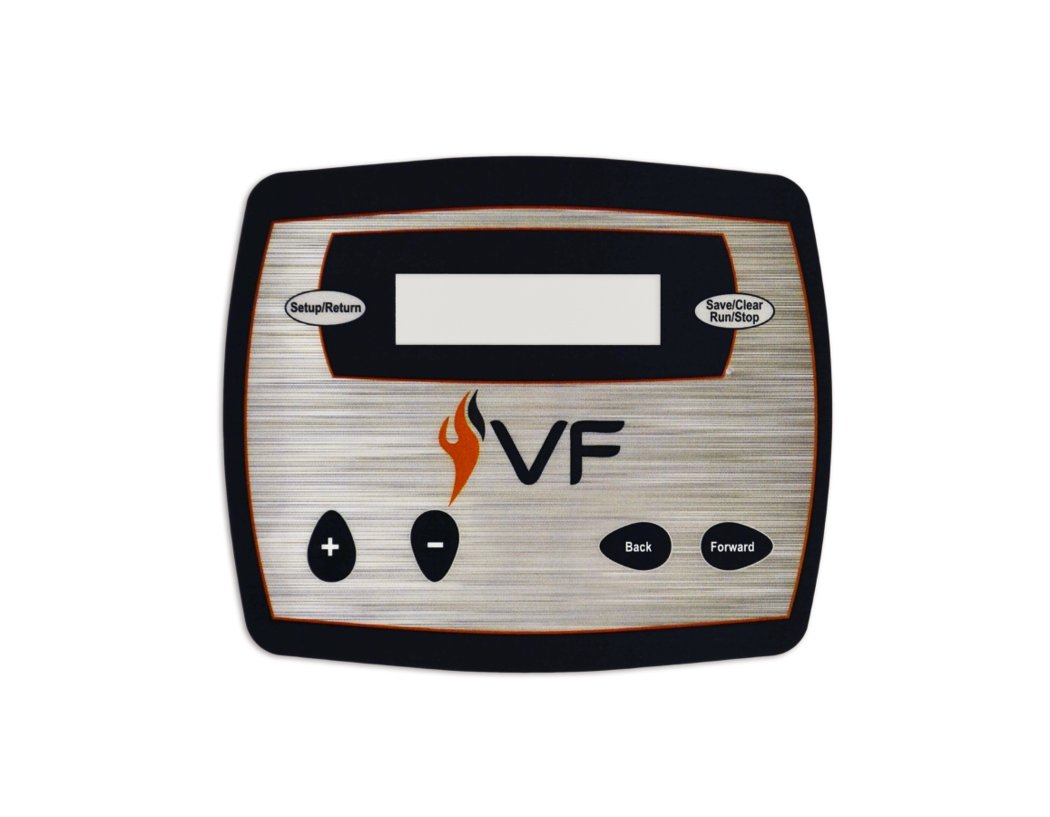 Graphic Overlays For Control Panel - VF Silver