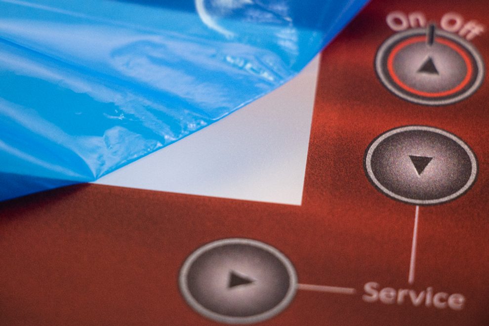 Graphic Overlay Velvet Texture Finish